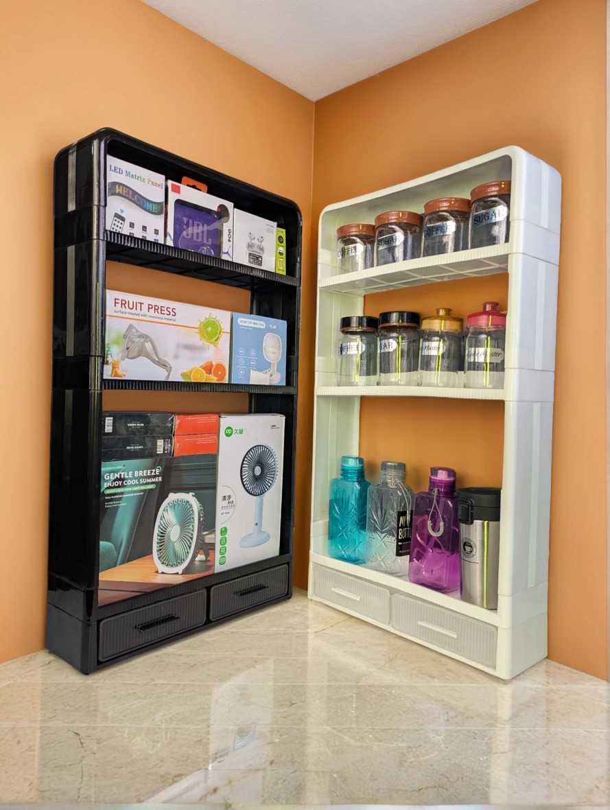 Big Size Multifunctional Kitchen Countertop Bottle Storage Rack Bathroom Toiletries Storage shelf Cosmetics Organizer-